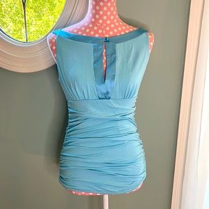 Bebe Ruched Tank Top Size M